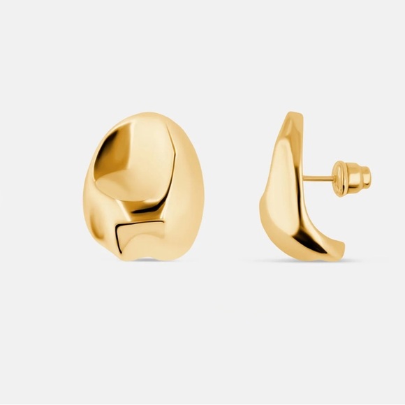 Mara Paris Gold Vermeil Earrings Mara Paris Cosmic Earrings 18K